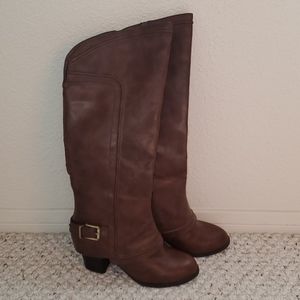 Fergalicious Knee High Boots Brown